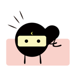 LITTLE NINJA BOY & DOG sticker #2413305
