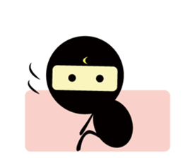 LITTLE NINJA BOY & DOG sticker #2413307