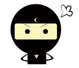 LITTLE NINJA BOY & DOG sticker #2413311