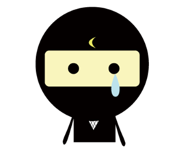 LITTLE NINJA BOY & DOG sticker #2413313