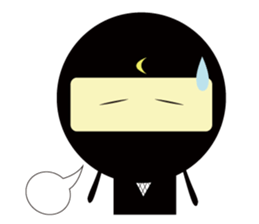 LITTLE NINJA BOY & DOG sticker #2413315