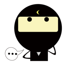 LITTLE NINJA BOY & DOG sticker #2413318