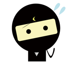 LITTLE NINJA BOY & DOG sticker #2413320