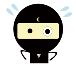 LITTLE NINJA BOY & DOG sticker #2413322