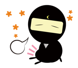 LITTLE NINJA BOY & DOG sticker #2413331
