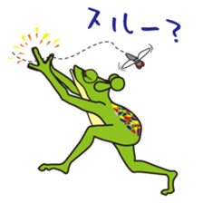 Daily life of Takeshi frogman sticker #2413577
