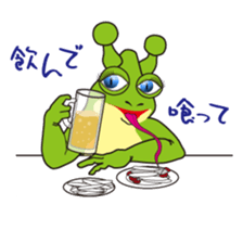 Daily life of Takeshi frogman sticker #2413579