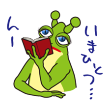 Daily life of Takeshi frogman sticker #2413584