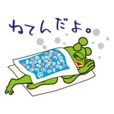 Daily life of Takeshi frogman sticker #2413587