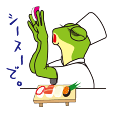Daily life of Takeshi frogman sticker #2413592