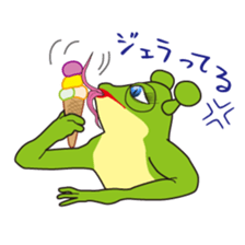 Daily life of Takeshi frogman sticker #2413595