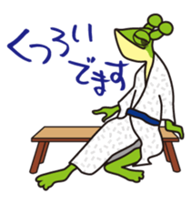 Daily life of Takeshi frogman sticker #2413609