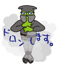 Daily life of Takeshi frogman sticker #2413614