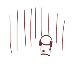 Polite! Chocolate dog Sticker sticker #2413804