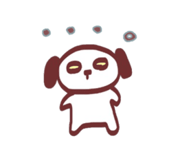 Polite! Chocolate dog Sticker sticker #2413806
