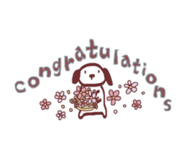 Polite! Chocolate dog Sticker sticker #2413810