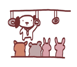 Polite! Chocolate dog Sticker sticker #2413813