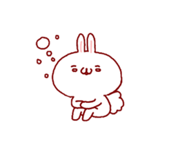 Japanese rabbit sticker #2414186