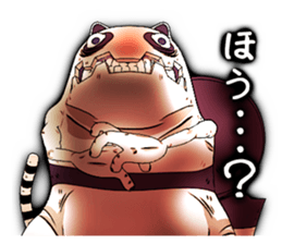 Angry ghost cat Morphy sticker #2414299