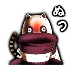 Angry ghost cat Morphy sticker #2414324