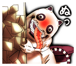 Angry ghost cat Morphy sticker #2414332