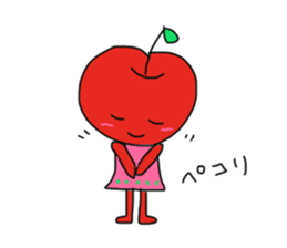 Cute Apple sticker #2414378