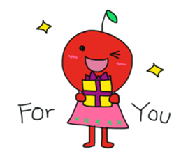 Cute Apple sticker #2414388