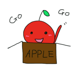Cute Apple sticker #2414394