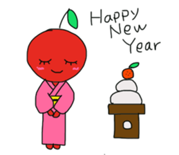 Cute Apple sticker #2414410