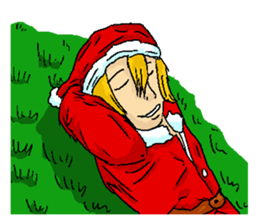 Very cool ladykiller Santa Claus "Seiya" sticker #2414567