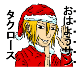Very cool ladykiller Santa Claus "Seiya" sticker #2414575