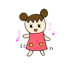 Sweet pretty girl "PONG CHANG" 2014FW sticker #2414939