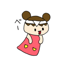 Sweet pretty girl "PONG CHANG" 2014FW sticker #2414944