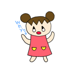 Sweet pretty girl "PONG CHANG" 2014FW sticker #2414947