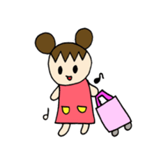 Sweet pretty girl "PONG CHANG" 2014FW sticker #2414967