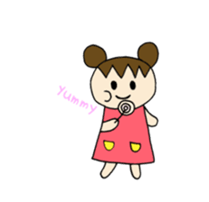 Sweet pretty girl "PONG CHANG" 2014FW sticker #2414968