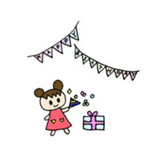 Sweet pretty girl "PONG CHANG" 2014FW sticker #2414970