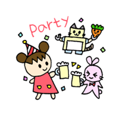 Sweet pretty girl "PONG CHANG" 2014FW sticker #2414971