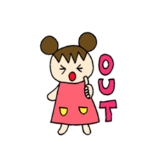 Sweet pretty girl "PONG CHANG" 2014FW sticker #2414973