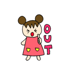 Sweet pretty girl "PONG CHANG" 2014FW sticker #2414973