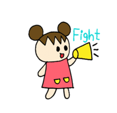 Sweet pretty girl "PONG CHANG" 2014FW sticker #2414974