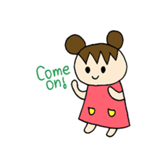 Sweet pretty girl "PONG CHANG" 2014FW sticker #2414975