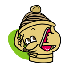 White and Marron of cake 2 sticker #2415482