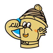 White and Marron of cake 2 sticker #2415485