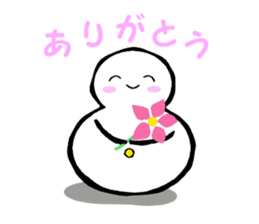 Japanese style snowman~Yukidaruma~ sticker #2415503