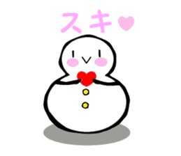 Japanese style snowman~Yukidaruma~ sticker #2415514