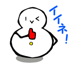 Japanese style snowman~Yukidaruma~ sticker #2415522