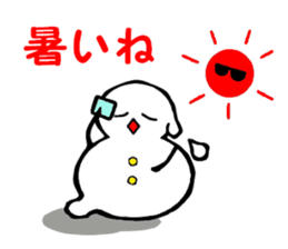 Japanese style snowman~Yukidaruma~ sticker #2415524