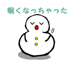 Japanese style snowman~Yukidaruma~ sticker #2415530