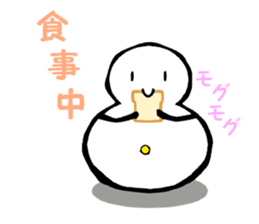 Japanese style snowman~Yukidaruma~ sticker #2415533